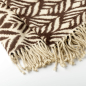 Preview: Hoii Plaid 'Alexandra' 150 x 200 cm Chocolate Martini - Braun